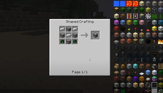 Крафт на блок из мода CreeperHost Presents Steves Carts