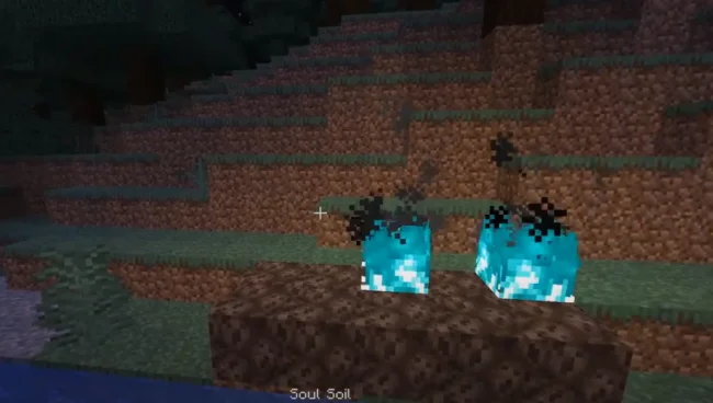 Голубой огонь из мода Soul fired