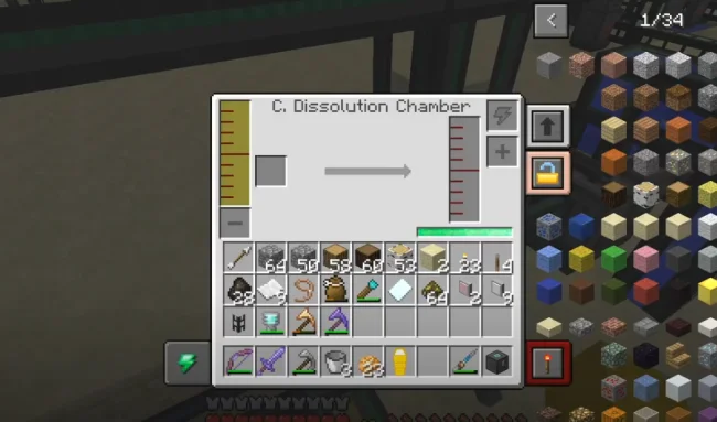 Меню механизма из мода Mekanism Covers