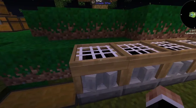 Блоки из мода Create Sifting