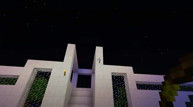 Факелы после выстрела лука из мода TorchBowMod