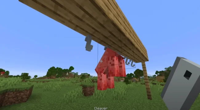 Подвешенная туша свиньи из мода Butchers Delight Foods