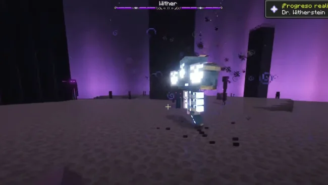 Плашка здоровья иссушителя из мода Enhanced Boss Bars