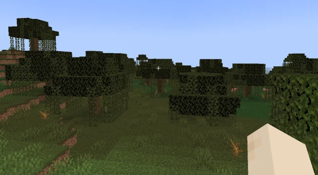 Биом с модом ExperienceLib