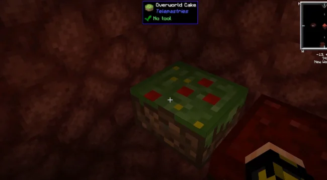 Процесс телепортации с помощью торта из мода TelePastries