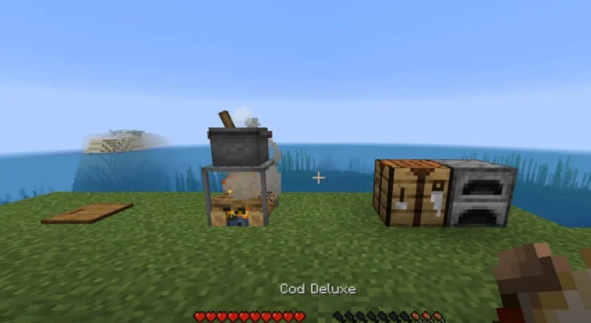 Процесс готовки с модом Large Meals