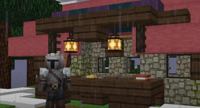 Новые постройки из мода DawnCraft