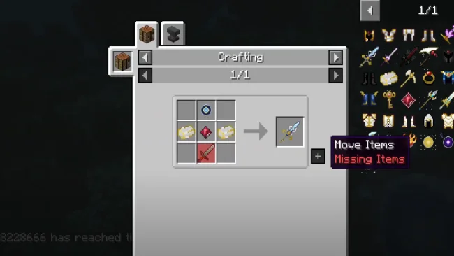 Крафт на меч из мода Ciscos Armoury