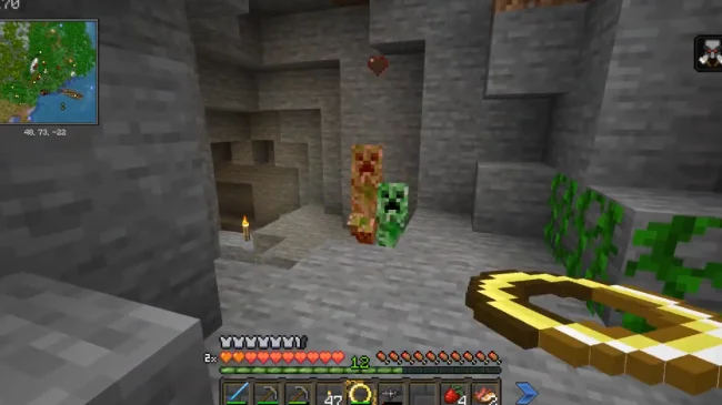 Процесс боя с новым оружием из мода Ciscos Fantasy