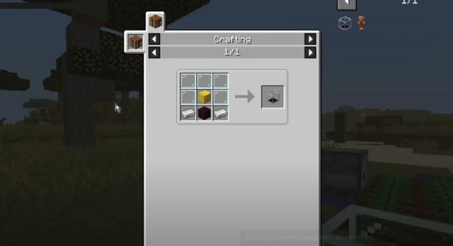Крафт на блок из мода Easy Piglins
