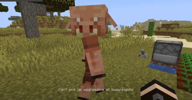 Пиглин с модом Easy Piglins