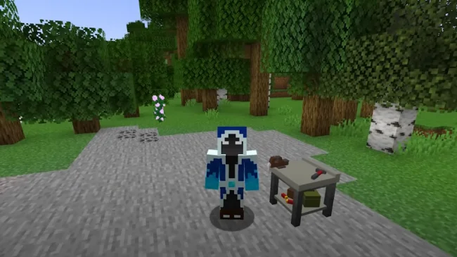 Стол для сбора оружия из мода MrCrayfishs Gun