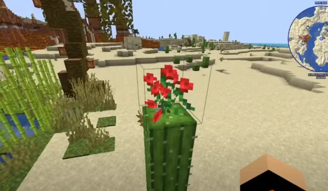 Новые растения в пустыне с модом Feur Extension DesertFeur Extension Desert