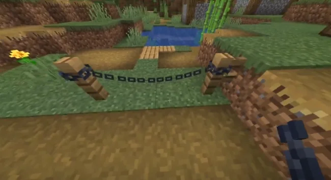 Забор, соединенный цепью, из мода Connectible Chains