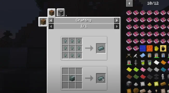 Крафт на осмий из мода Lucraft Core