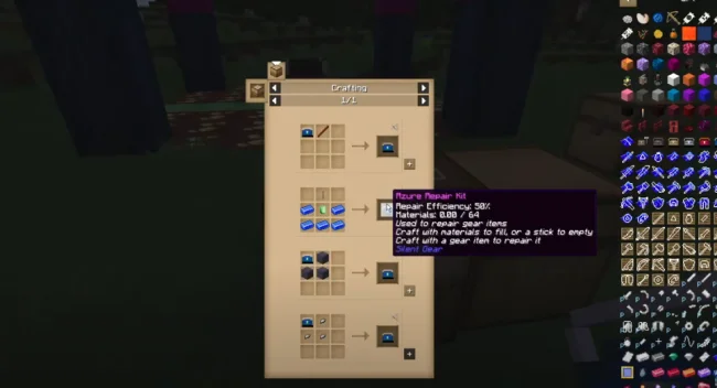 Крафты на предметы из мода SilentGear Compat