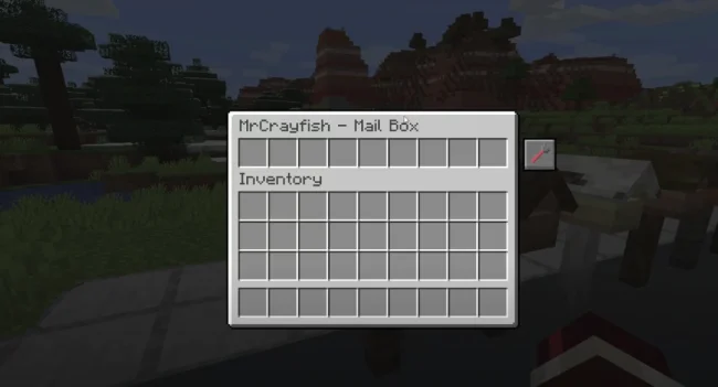 Вместимость ящика из мода Mighty Mail