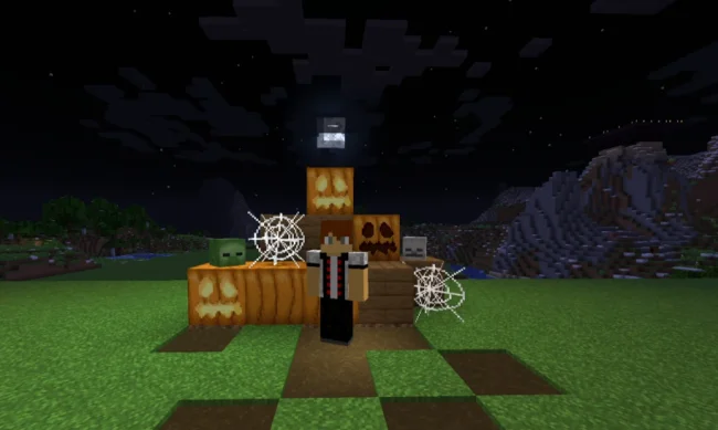 Примеры масок из мода Haunted Harvest