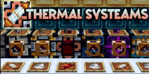 Мод на технологии для Майнкрафт 1.20.1 / 1.19.2 (Thermal Systeams)