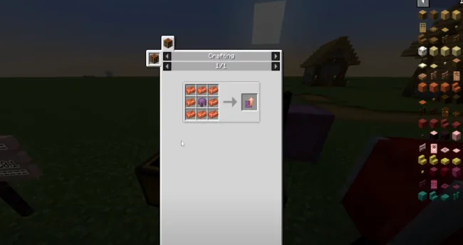 Крафт на предмет из мода Iron Shulker Boxes