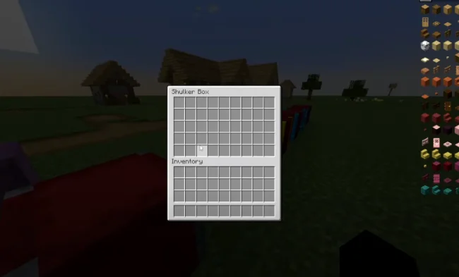 Вместимость сундука из мода Iron Shulker Boxes