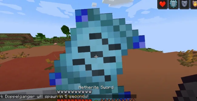 Процесс призыва босса из мода Dark Doppelganger