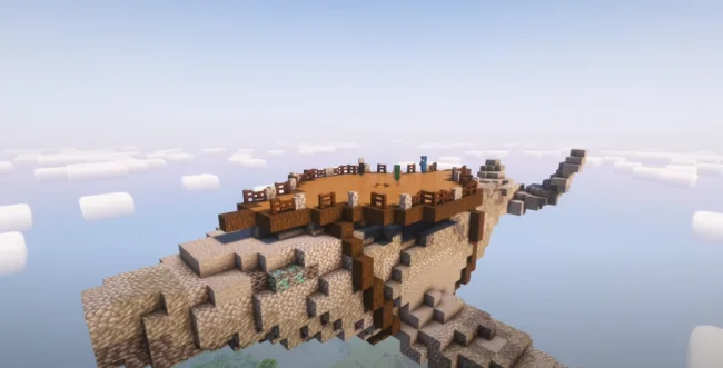 Пример постройки из мода Sky Whale Ship