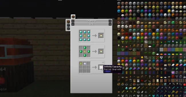 Крафты на предмет из мода YABBA