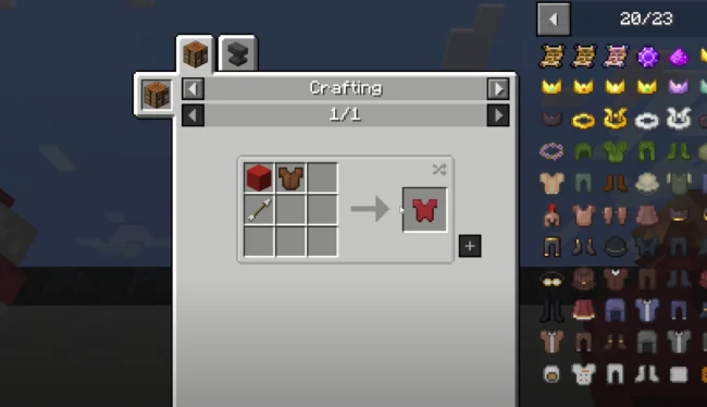 Крафт на нагрудник из мода CosmeticArmours