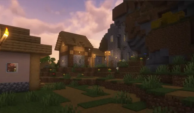 Деревня с модом Polymer