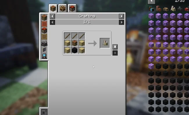 Крафт на новый блок из мода Block Variants