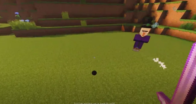 Черная сфера из мода Pickable Health Orbs