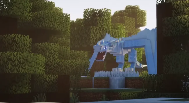 Ледяной дракон из мода Ice and Fire Dragons