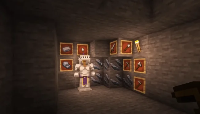 Новые броня и оружия из новой руды из мода Ice and Fire Dragons