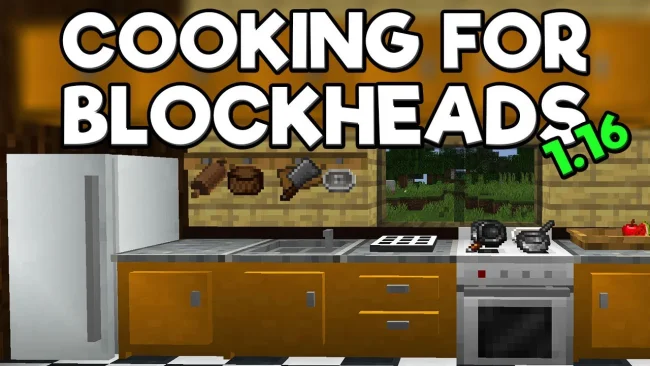 Мод на еду для Майнкрафт 1.21.7 / 1.20.6 (Cooking for Blockheads)