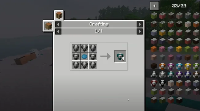 Крафт на новый блок из мода Cooking for Blockheads