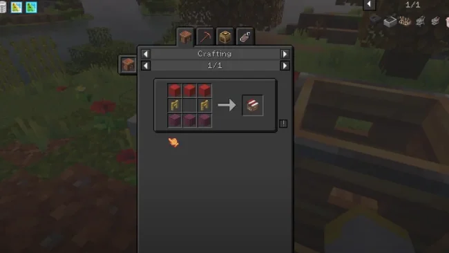 Крафт на блок из мода Daily Shop