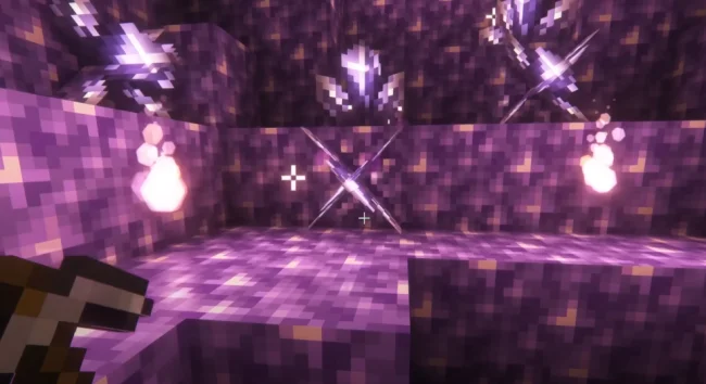 Аметисты из мода Hex Casting