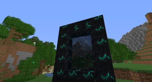 Портал для того, чтобы попасть в измерение из мода The Abyss II