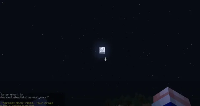 Урожайная луна из мода Enhanced Celestials