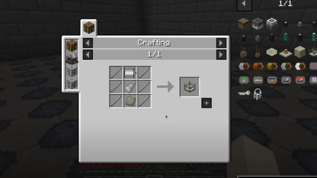 Крафт на предмет из мода Industrial Wires