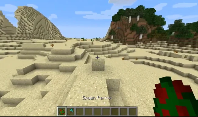 Яйцо призыва попугая из мода Party Parrots