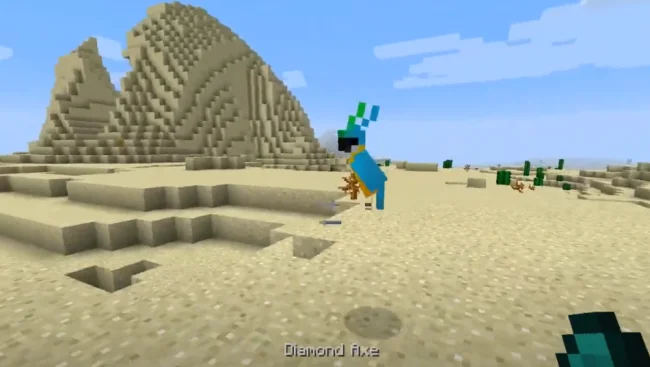 Возможность летать у попугая из мода Party Parrots