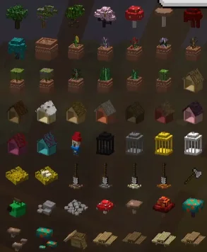 Декоративные предметы из мода MOA DECOR GARDEN