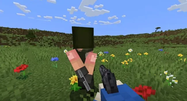 Новый моб с пистолетом из мода TACZ Npcs