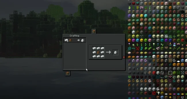 Крафт на железный рюкзак из мода Inmis