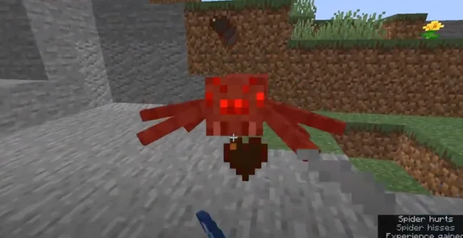 Процесс боя с мечом из мода Speed Enchantment