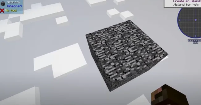 Место спавна после загрузки мира с модом Void Island Control