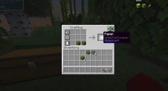 Один из способов добычи бумаги из мода Easy Paper