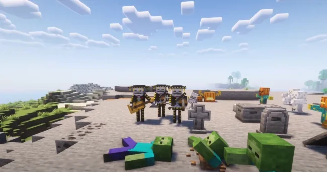 Чучела мобов из мода MOA DECOR HOLIDAYS